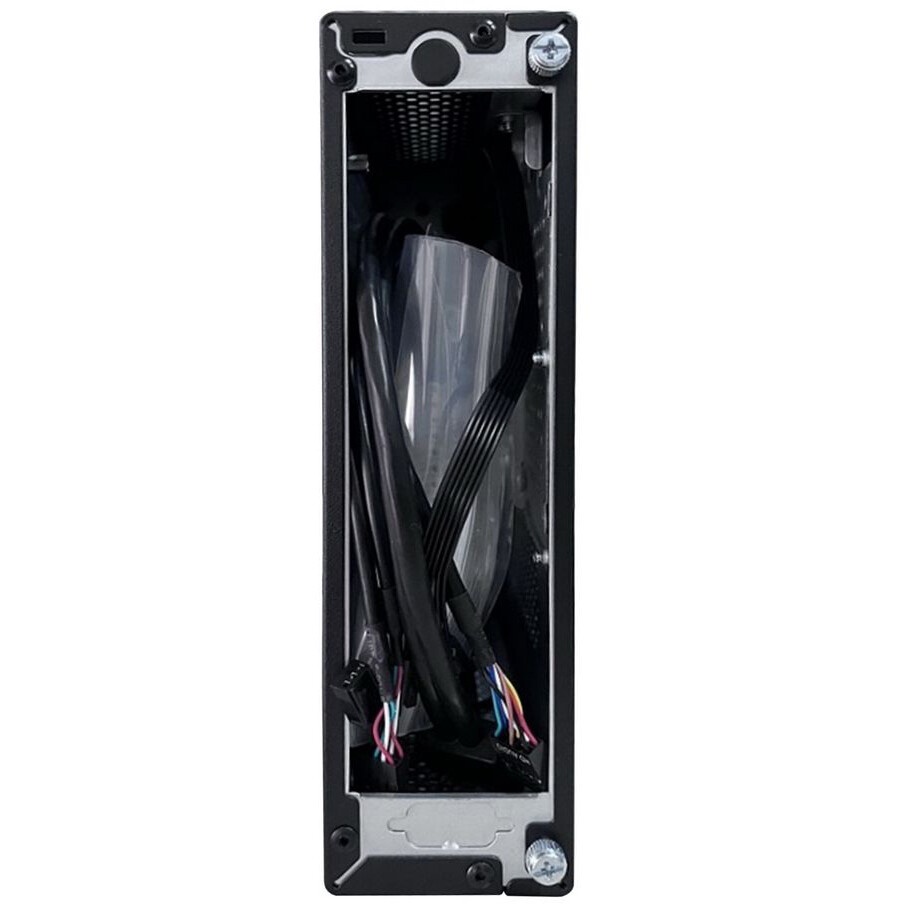 Корпус FoxLine FL-105-AD120-DC-INF (FL-105-AD120-DC-INF) FL-105-AD120-DC-INF mITX case (2L), 2*USB2.