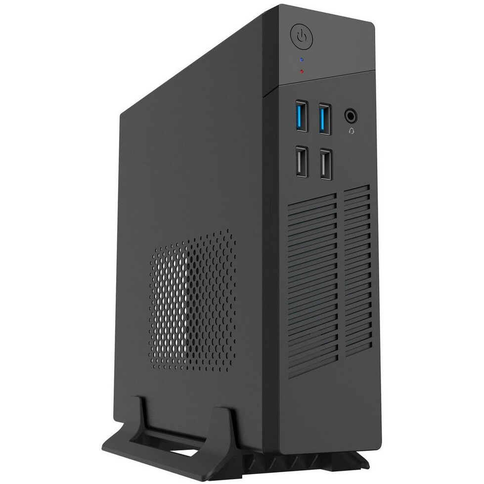 Корпус FoxLine FL-105-AD120-DC-INF (FL-105-AD120-DC-INF) FL-105-AD120-DC-INF mITX case (2L), 2*USB2.
