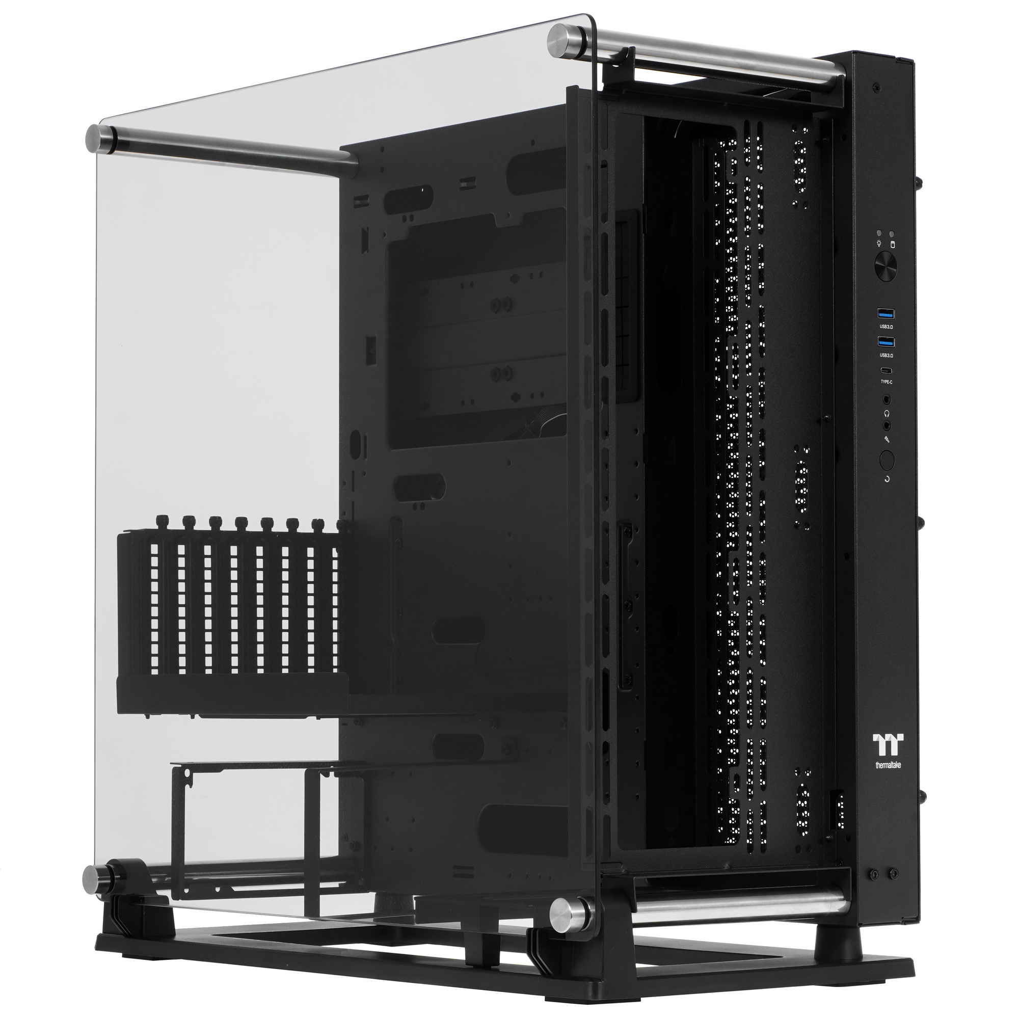 Корпус Thermaltake Core P3 TG PRO черный без БП ATX 3x120mm 3x140mm 2xUSB2.0 2xUSB3.0 audio bott PSU