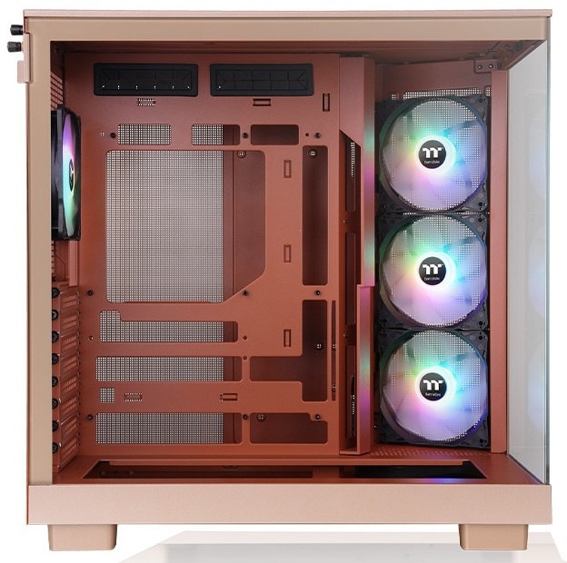 Корпус Thermaltake View 380 XL TG ARGB Gravel Sand коричневый без БП E-ATX 2x120mm 2xUSB3.0 audio bo