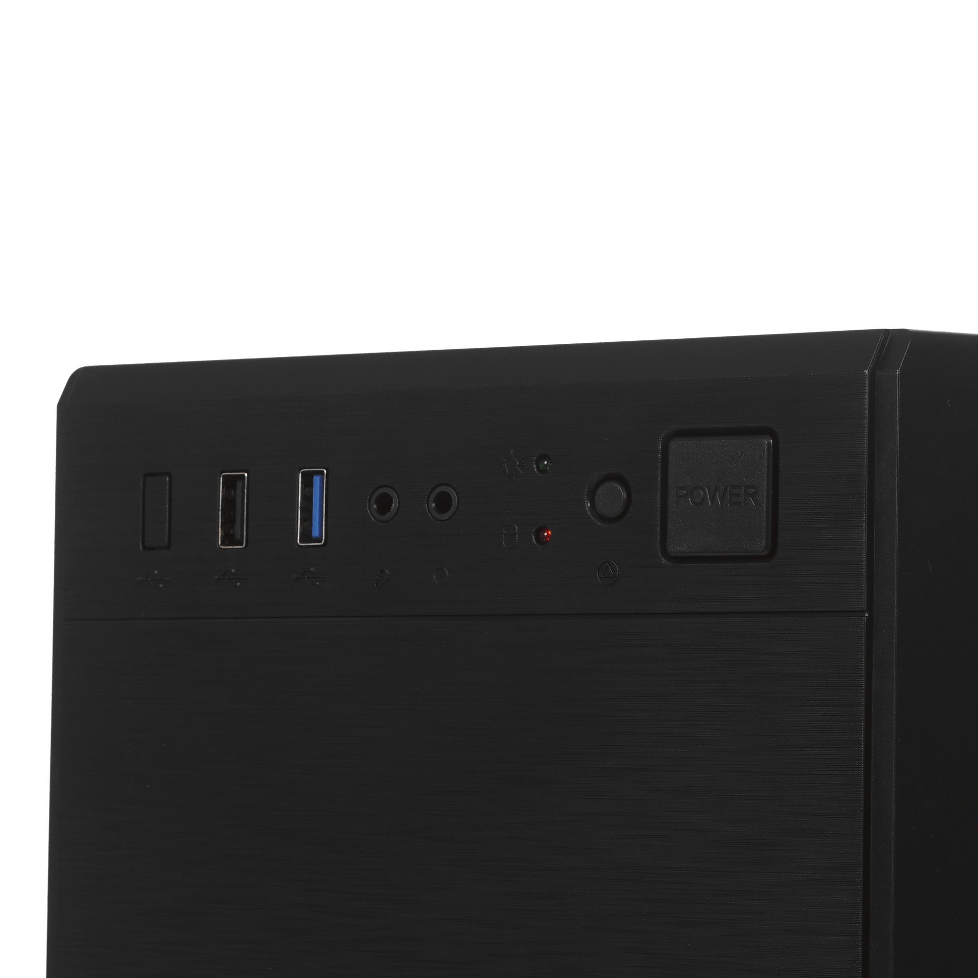 Компьютерный корпус Minitower ExeGate mEVO-7807 (mATX, без БП, 1*USB+1*USB3.0, черный 1x12см с RGB п