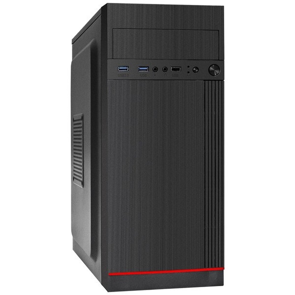 Компьютерный корпус Miditower ExeGate XP-334UC-XP500 (ATX, XP500 с вент. 12см, 1*USB+1*USB3.0+1*Type