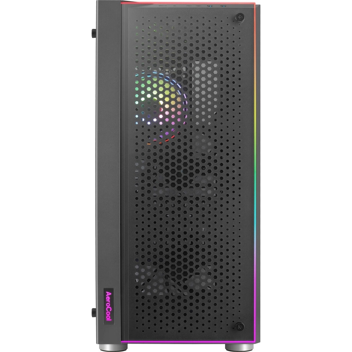 Компьютерный корпус Aerocool / Formula Skribble черный без БП ATX 2x120mm 2xUSB3.0 audio bott PSU