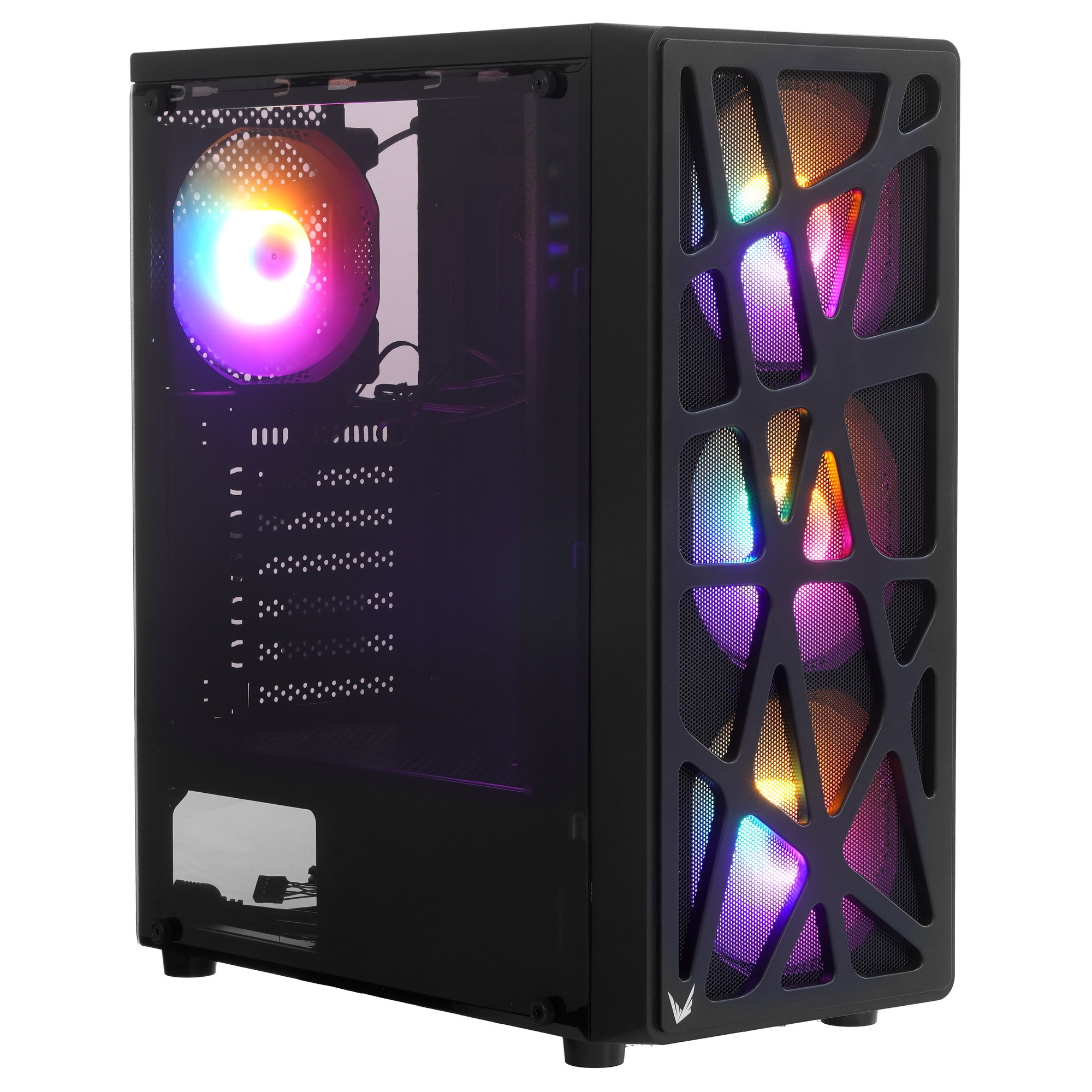 Компьютерный корпус Aerocool / Formula MANA черный без БП ATX 6x120mm 2xUSB2.0 1xUSB3.0 audio bott P