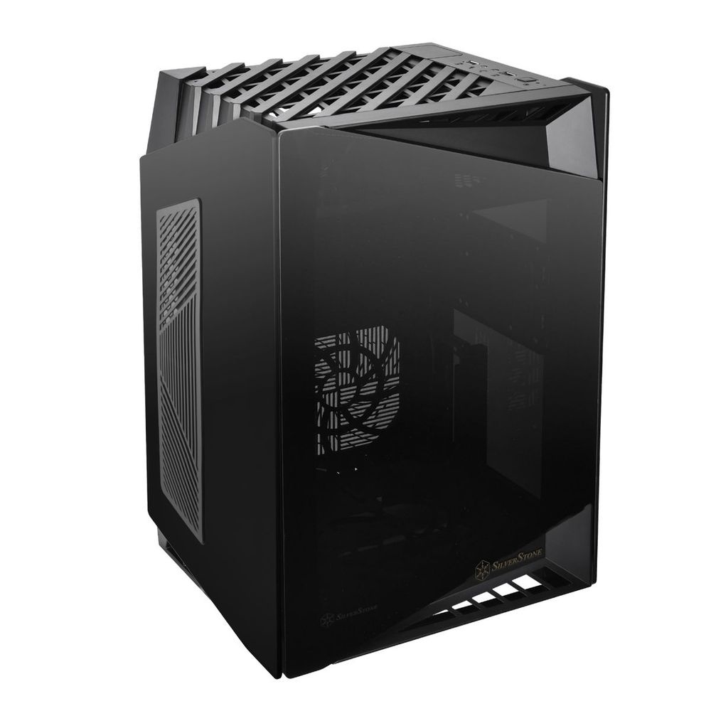 Компьютерный корпус SilverStone SST-LD03B-AF TO-LD03-BK-GLASS AND AIR FLOW VENT-SST  (810256)
