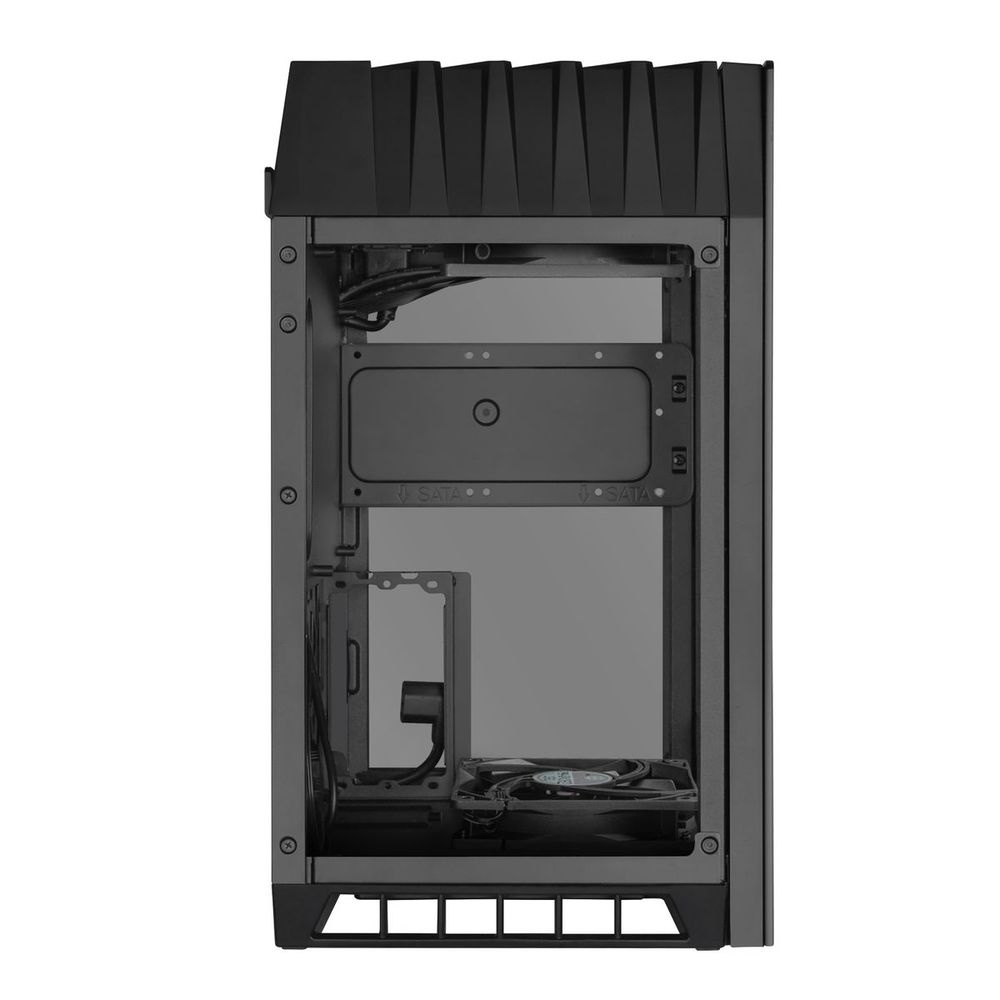 Компьютерный корпус SilverStone SST-LD03B-AF TO-LD03-BK-GLASS AND AIR FLOW VENT-SST  (810256)