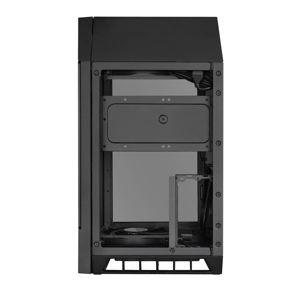 Компьютерный корпус SilverStone SST-LD03B-AF TO-LD03-BK-GLASS AND AIR FLOW VENT-SST  (810256)