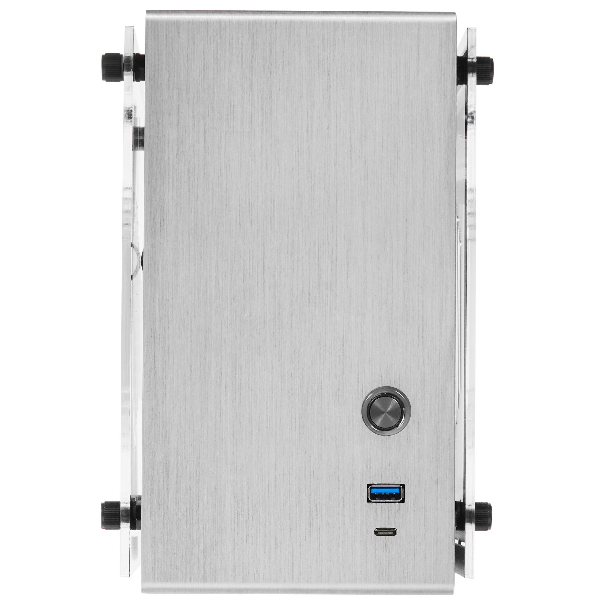 Компьютерный корпус MINITOWER MITX W/O PSU M2 MINI SILVER ZALMAN