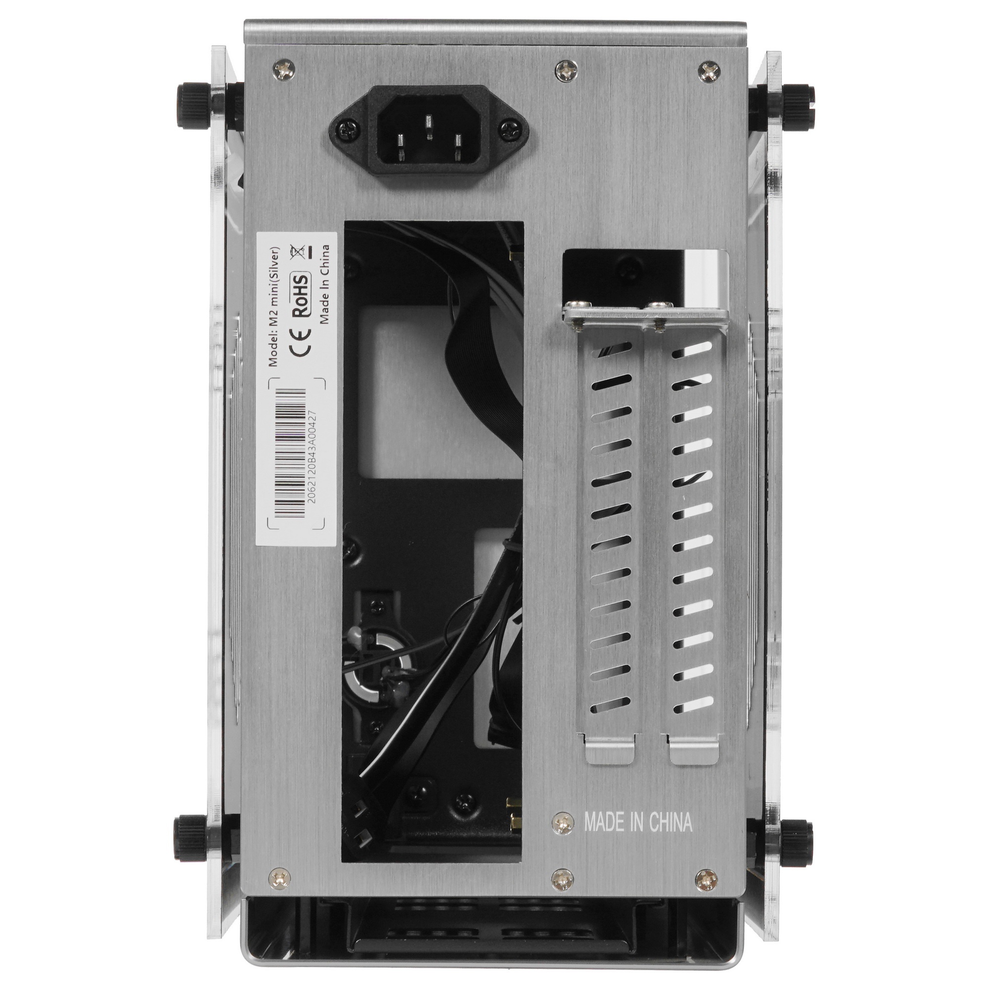 Компьютерный корпус MINITOWER MITX W/O PSU M2 MINI SILVER ZALMAN