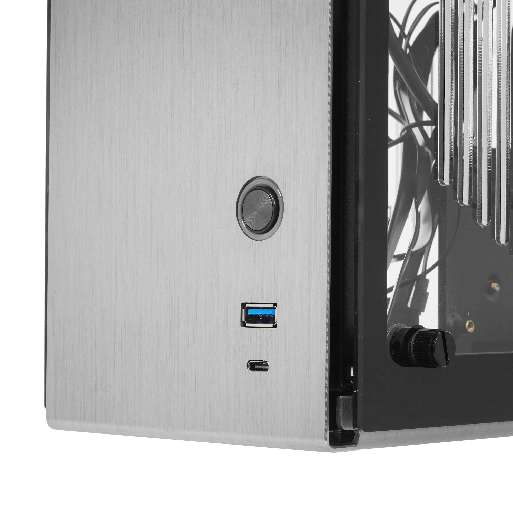 Компьютерный корпус MINITOWER MITX W/O PSU M2 MINI SILVER ZALMAN