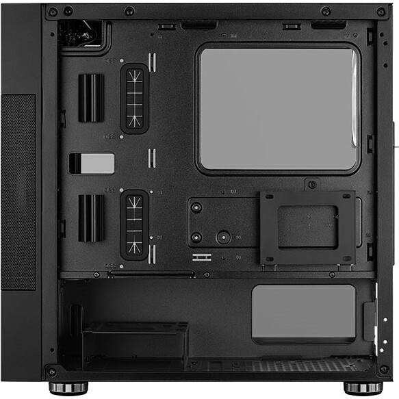 Компьютерный корпус Aerocool / Formula Atomic V1 без БП, mATX, боковое окно (закаленное стекло), чер