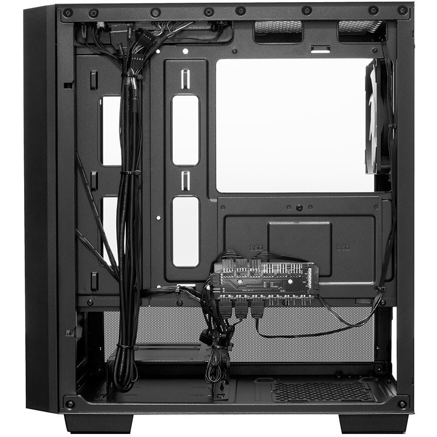 Компьютерный корпус Aerocool / Formula Atomic V1 без БП, mATX, боковое окно (закаленное стекло), чер