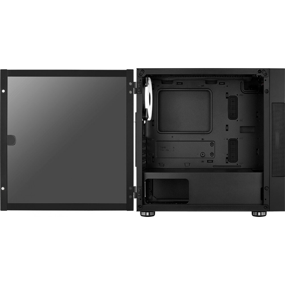 Компьютерный корпус Aerocool / Formula Atomic V1 без БП, mATX, боковое окно (закаленное стекло), чер