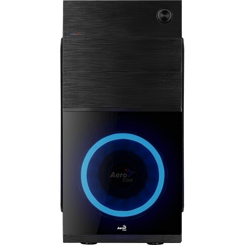 Компьютерный корпус Aerocool / Formula Atomic V1 без БП, mATX, боковое окно (закаленное стекло), чер