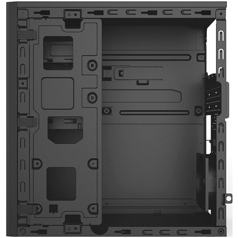 Компьютерный корпус Bloody BD-CC105 черный без БП mATX 5x120mm 1xUSB2.0 1xUSB3.0 audio bott PSU
