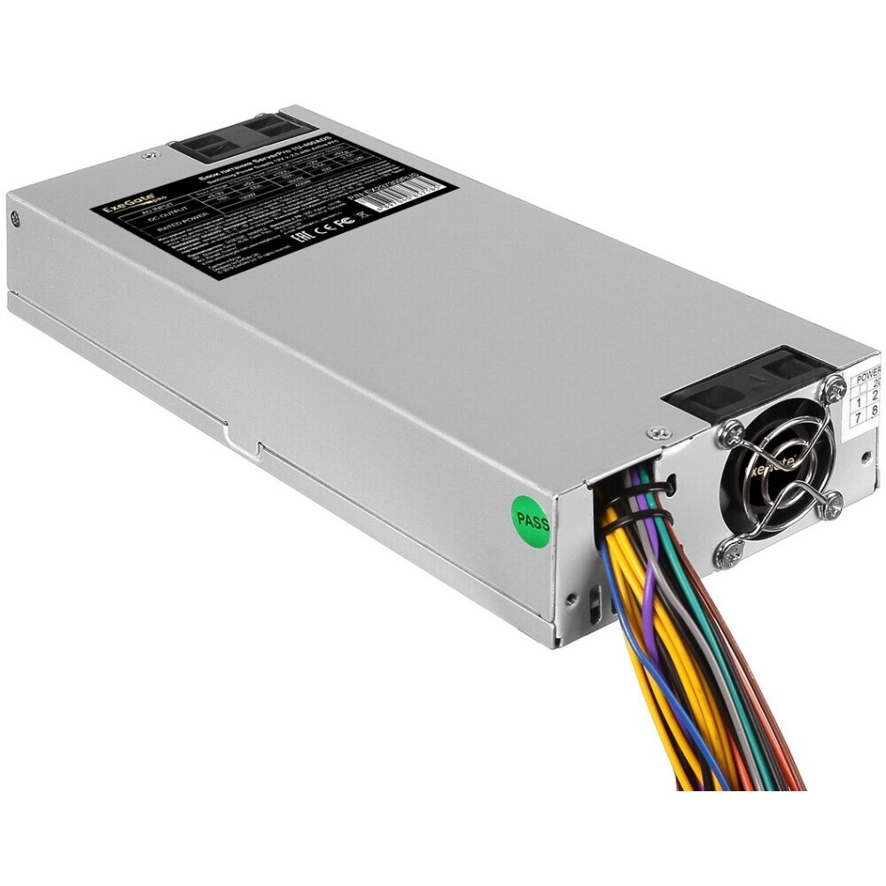 Серверный корпус ExeGate Pro 2U450-06 (RM 19", высота 2U, глубина 450, БП 1U-400ADS, 2*USB)