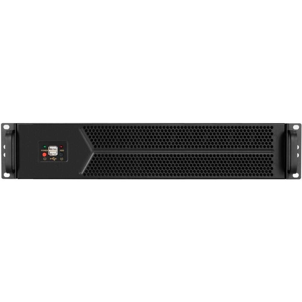 Серверный корпус ExeGate Pro 2U450-06 (RM 19", высота 2U, глубина 450, БП 1U-800ADS, 2*USB)