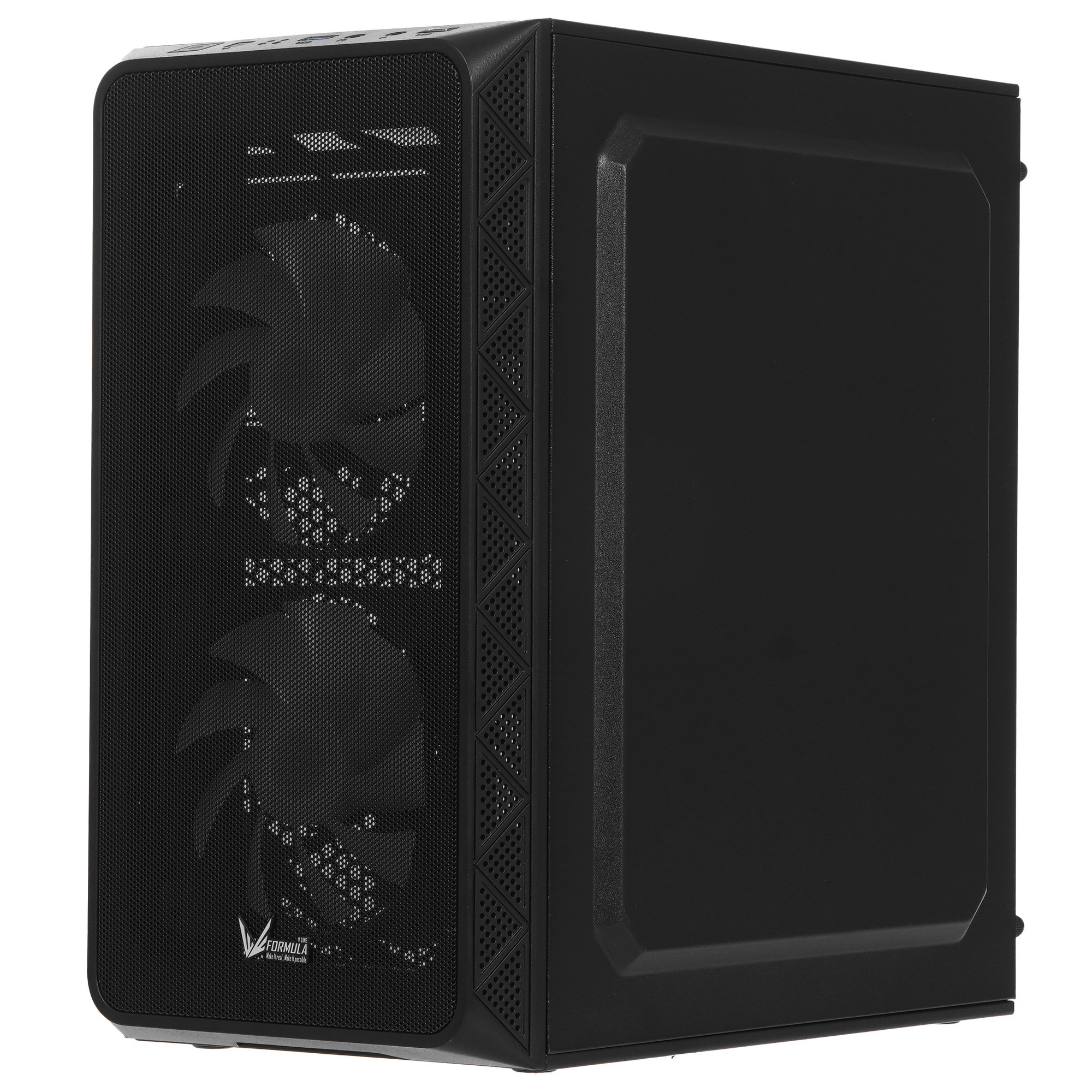 Корпус AeroCool / Formula Air Mesh G4 PLUS черный без БП mATX 1xUSB2.0 1xUSB3.1 audio