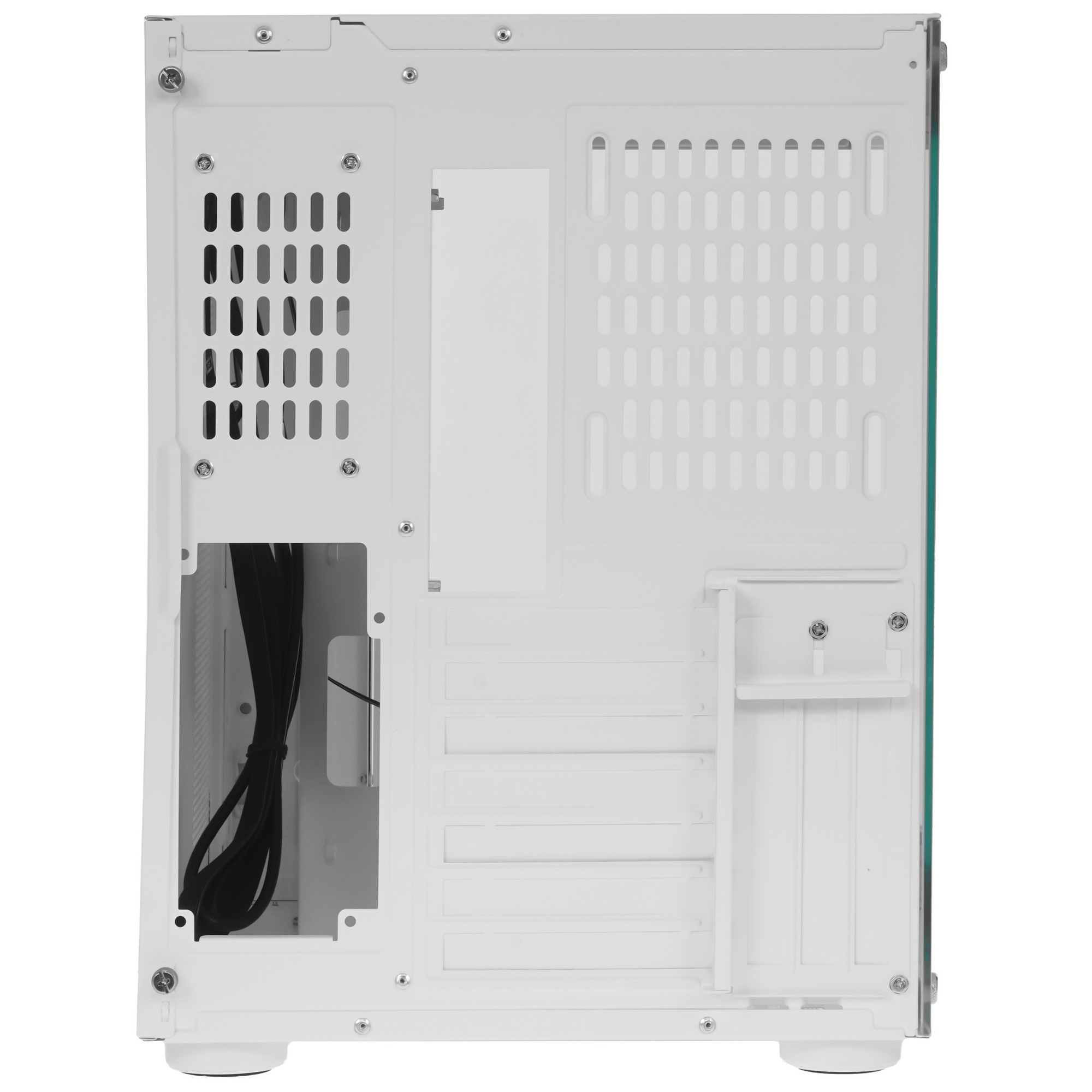 Компьютерный корпус Ginzzu V580 RGB подсветка, закаленное стекло 1*USB 3.0,1*USB 2.0, AU Белый ATX