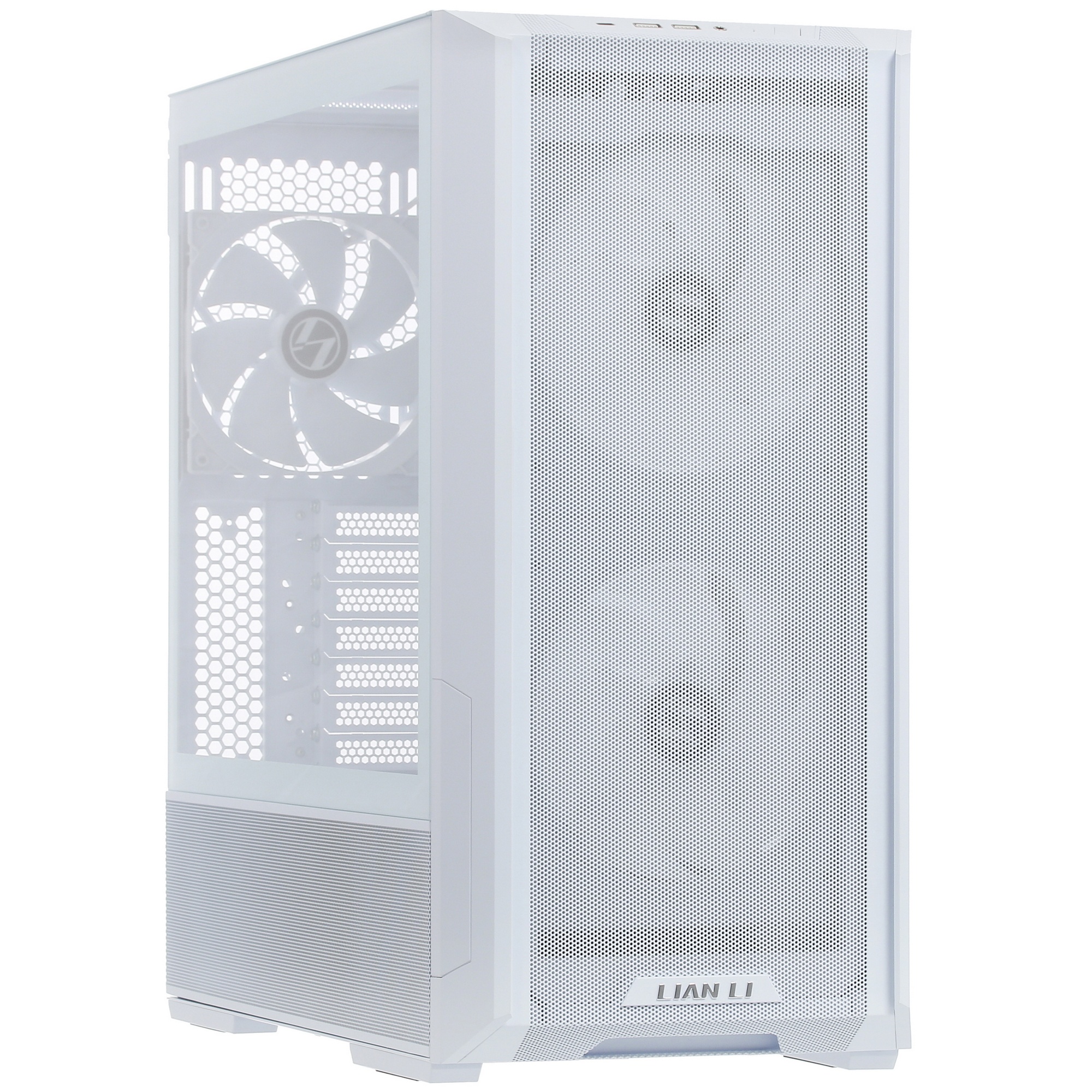 Компьютерный корпус Lian-Li Lancool 216 белый без БП ATX 2xUSB3.0 audio bott PSU