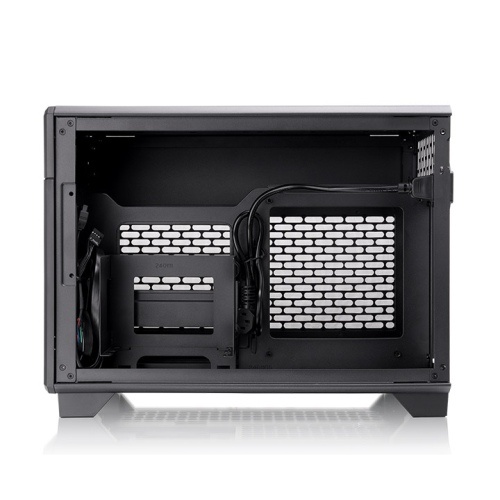 Корпус Thermaltake TR100 ,без БП, SFF, черный, 0, 8x140mm 2x200mm