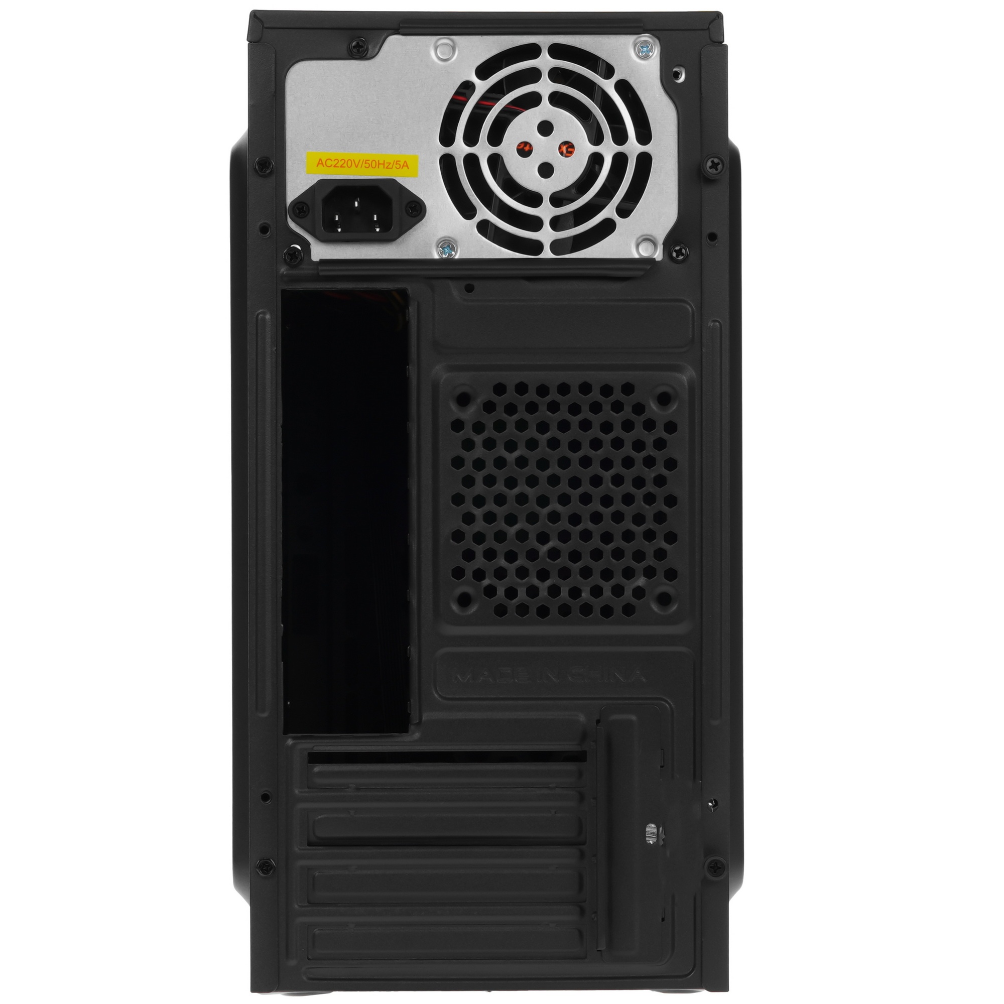 Корпус Minitower ExeGate BAA-113-AAA450 (mATX, БП AAA450 с вент. 8см, 2*USB, аудио, черный)