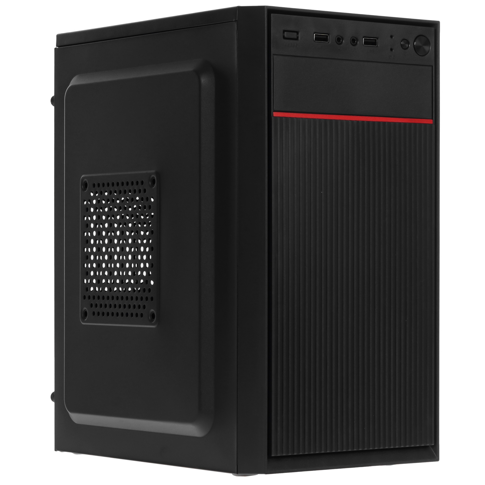 Корпус Minitower ExeGate BAA-113-AAA450 (mATX, БП AAA450 с вент. 8см, 2*USB, аудио, черный)