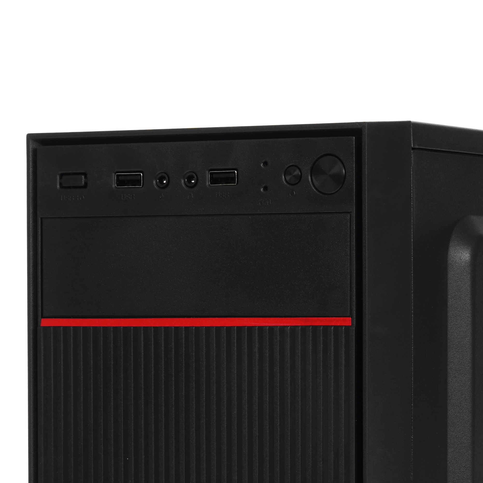 Корпус Minitower ExeGate BAA-113-AAA450 (mATX, БП AAA450 с вент. 8см, 2*USB, аудио, черный)