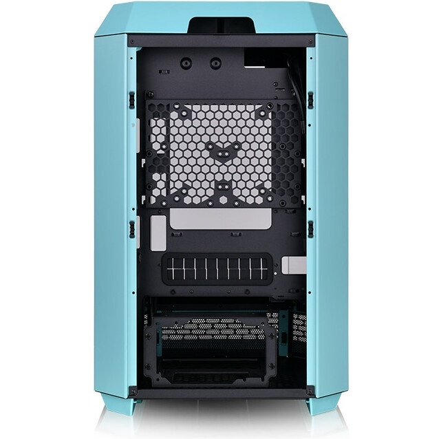 Компьютерный корпус Thermaltake The Tower 300 Turquoise голубой без БП miniITX 7x120mm 5x140mm 2xUSB