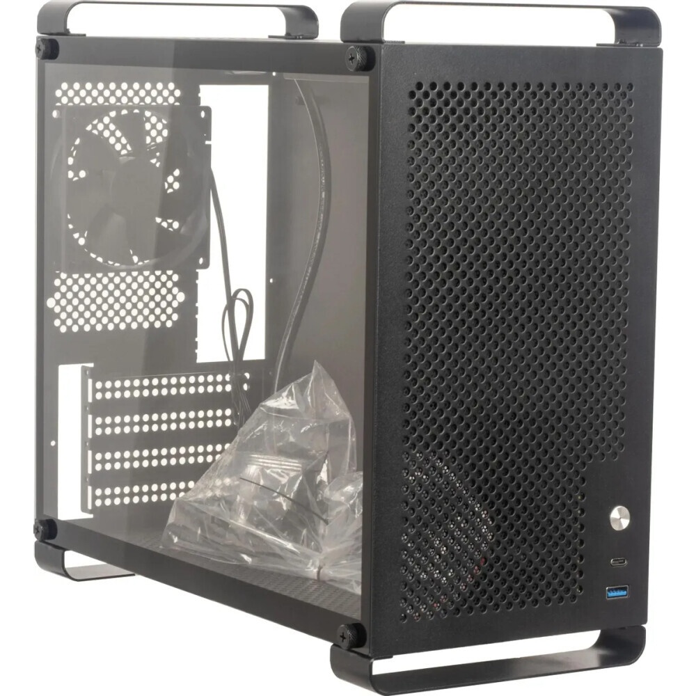 Компьютерный корпус Thermaltake The Tower 300 Turquoise голубой без БП miniITX 7x120mm 5x140mm 2xUSB