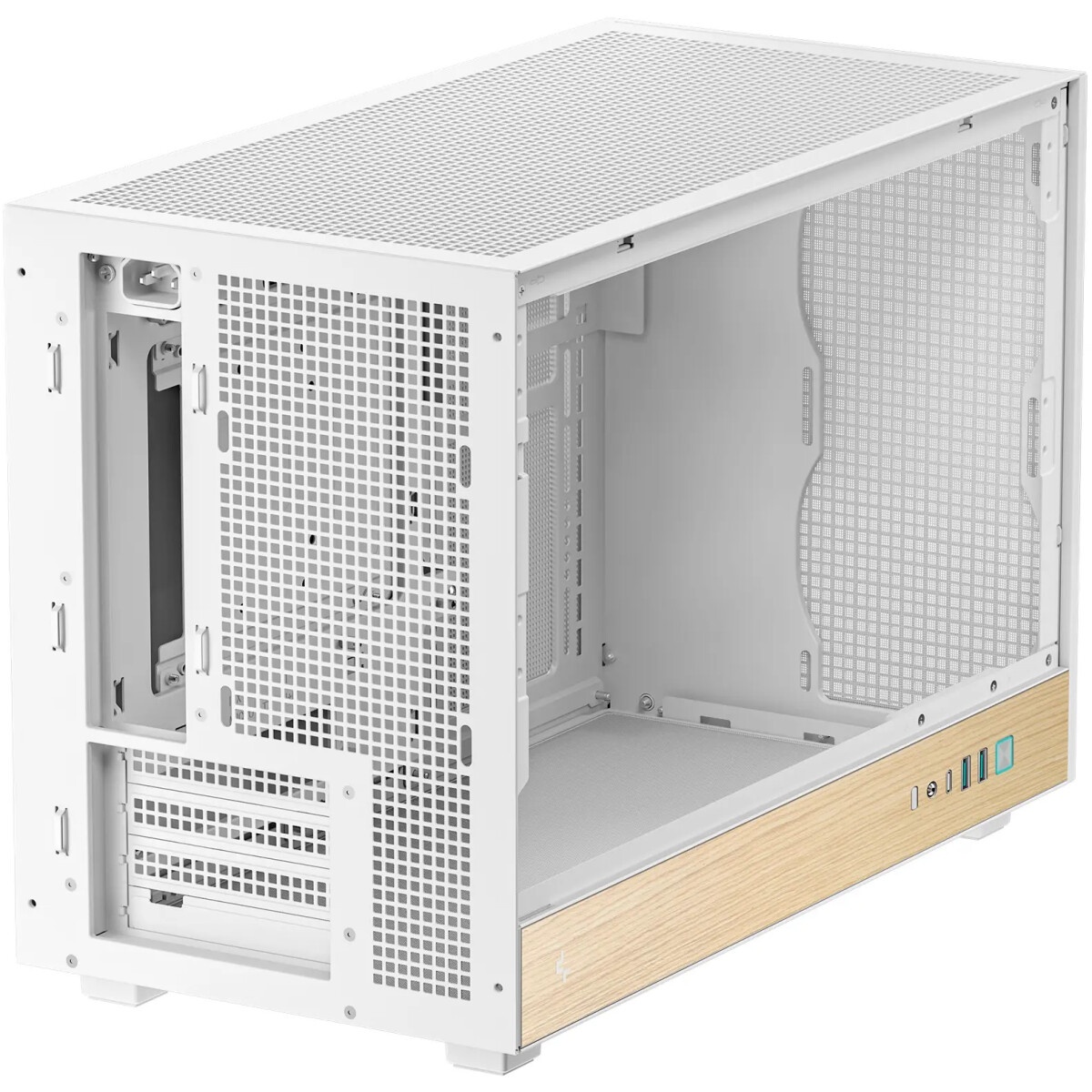 Компьютерный корпус Thermaltake The Tower 300 Turquoise голубой без БП miniITX 7x120mm 5x140mm 2xUSB