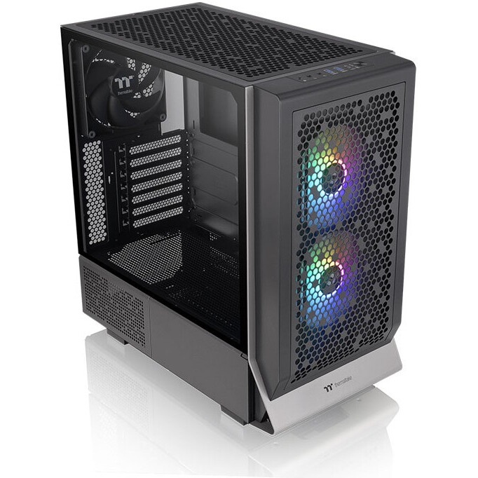 Компьютерный корпус Thermaltake Ceres 350 MX голубой без БП E-ATX 2x140mm 2xUSB3.0 audio bott PSU