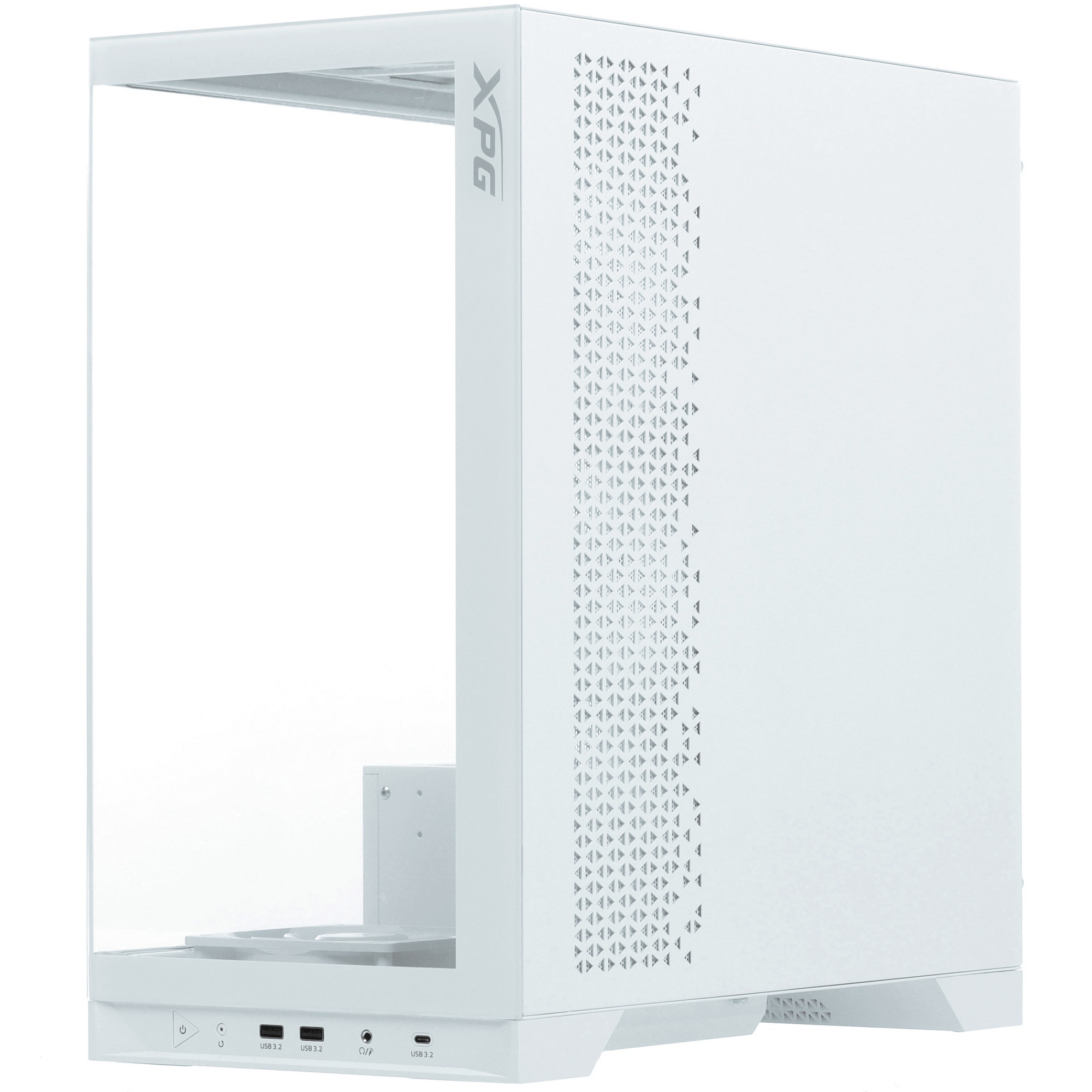Компьютерный корпус XPG INVADER X WHITE (INVADERXMT-WHCWW) Mid-Tower Gaming ATX PC Case with Panoram