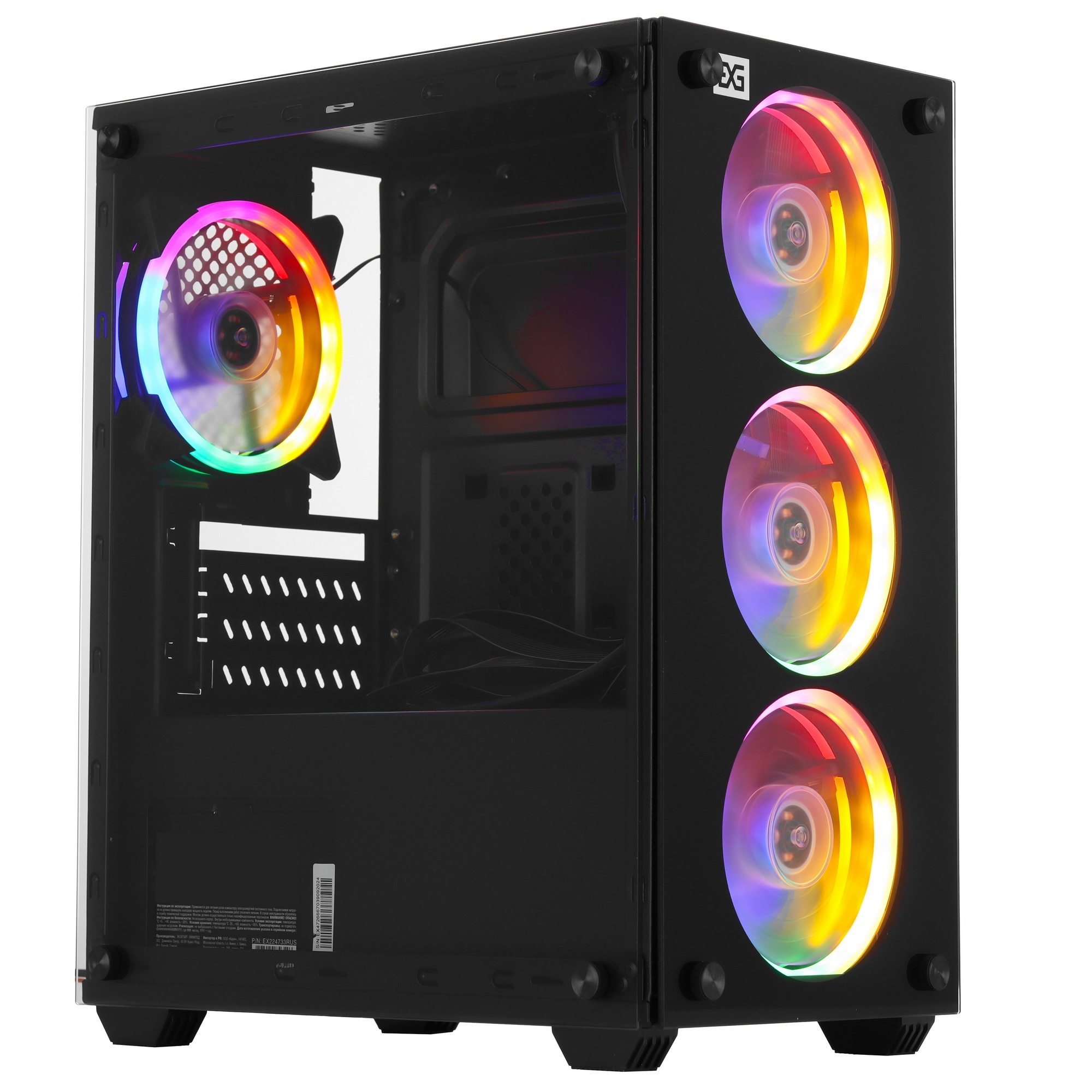 Компьютерный корпус Minitower ExeGate Mistery X2-NPX600