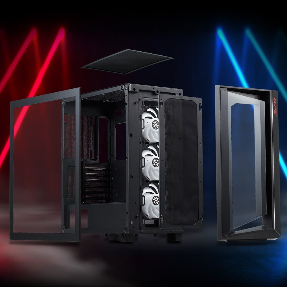 Компьютерный корпус ADATA XPG STARKER черный Mid-Tower, Micro-ATX, Mini-ITX, Standard-ATX, USB 3.2 G