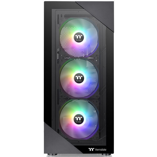Компьютерный корпус Thermaltake The Tower 500 черный без БП ATX 1x120mm 3x140mm 4xUSB3.0 2xUSB3.1 au