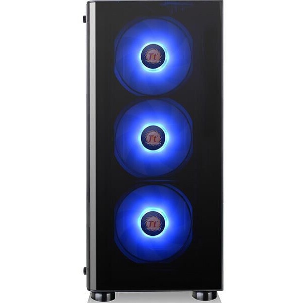 Компьютерный корпус Thermaltake The Tower 500 черный без БП ATX 1x120mm 3x140mm 4xUSB3.0 2xUSB3.1 au