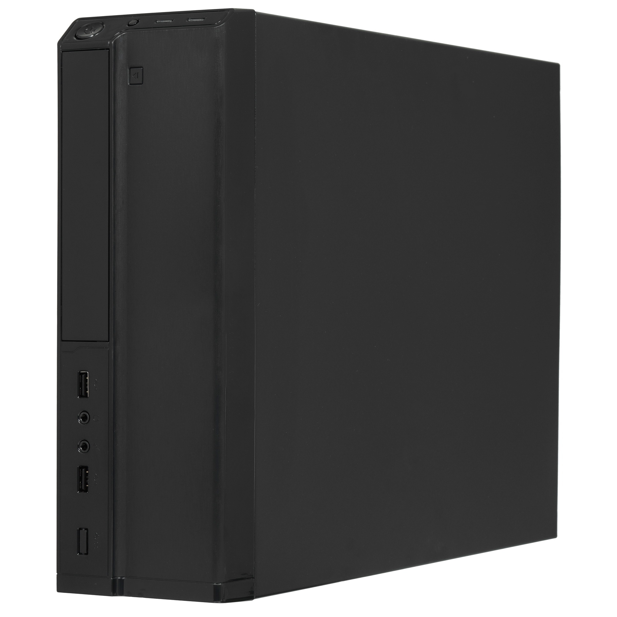 Компьютерный корпус MiniITX Exegate MI-207 Black, miniITX/mATX, , 2*USB, Audio