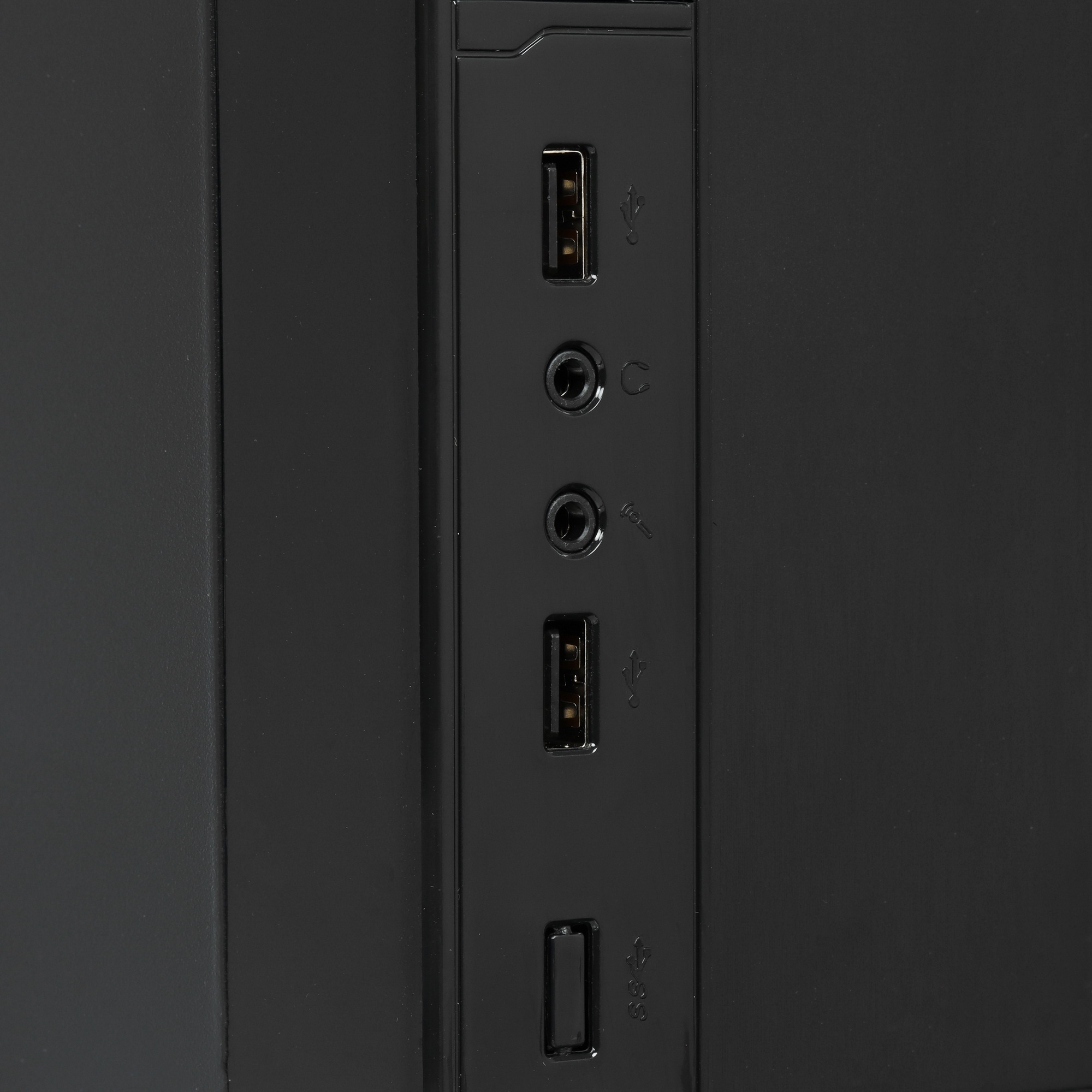 Компьютерный корпус MiniITX Exegate MI-207 Black, miniITX/mATX, , 2*USB, Audio