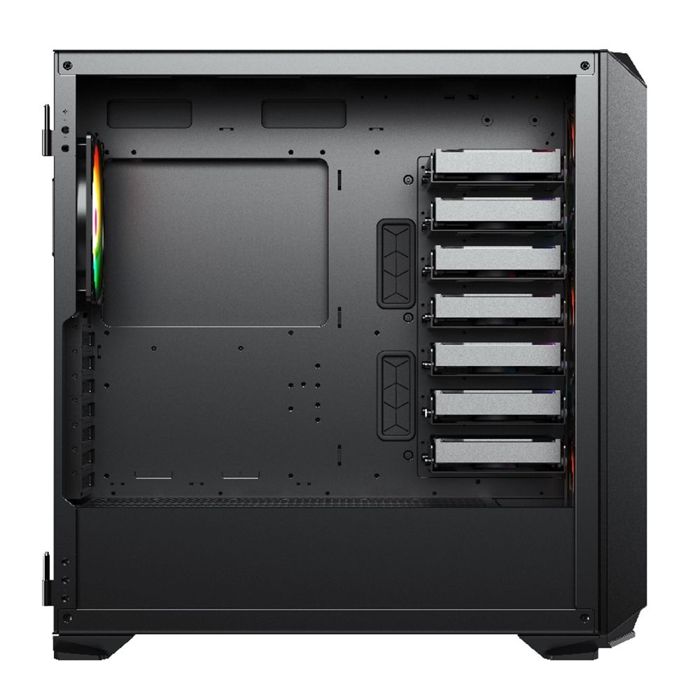 Компьютерный корпус ACD Fort 279M ATX, Black, USB2.0*2+USB3.0+HD audio ,4*14cm fans ,METAL side pane