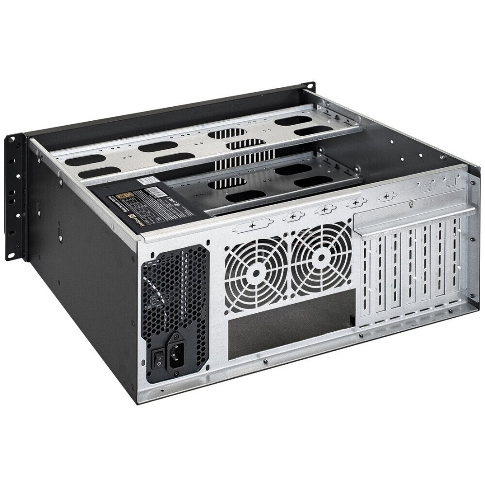 Серверный корпус ExeGate Pro 4U300-08 RM 19", высота 4U, глубина 300, БП 800PPH-SE 80 PLUS® Bronze,