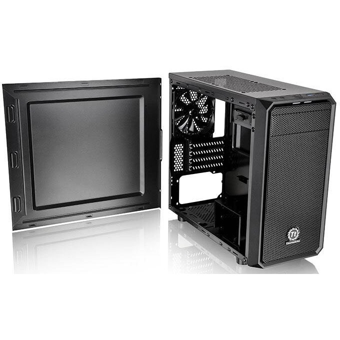 Корпус Thermaltake Versa H15 черный без БП mATX 4x120mm 1xUSB2.0 1xUSB3.0 audio bott PSU