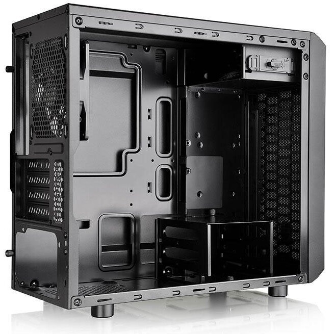 Корпус Thermaltake Versa H15 черный без БП mATX 4x120mm 1xUSB2.0 1xUSB3.0 audio bott PSU