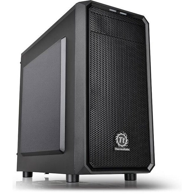 Корпус Thermaltake Versa H15 черный без БП mATX 4x120mm 1xUSB2.0 1xUSB3.0 audio bott PSU