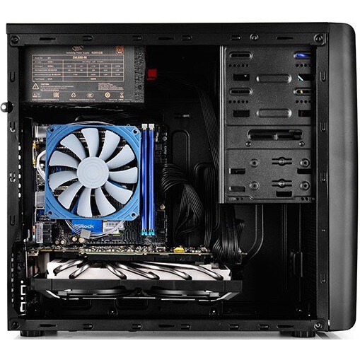 Корпус Thermaltake Versa H15 черный без БП mATX 4x120mm 1xUSB2.0 1xUSB3.0 audio bott PSU