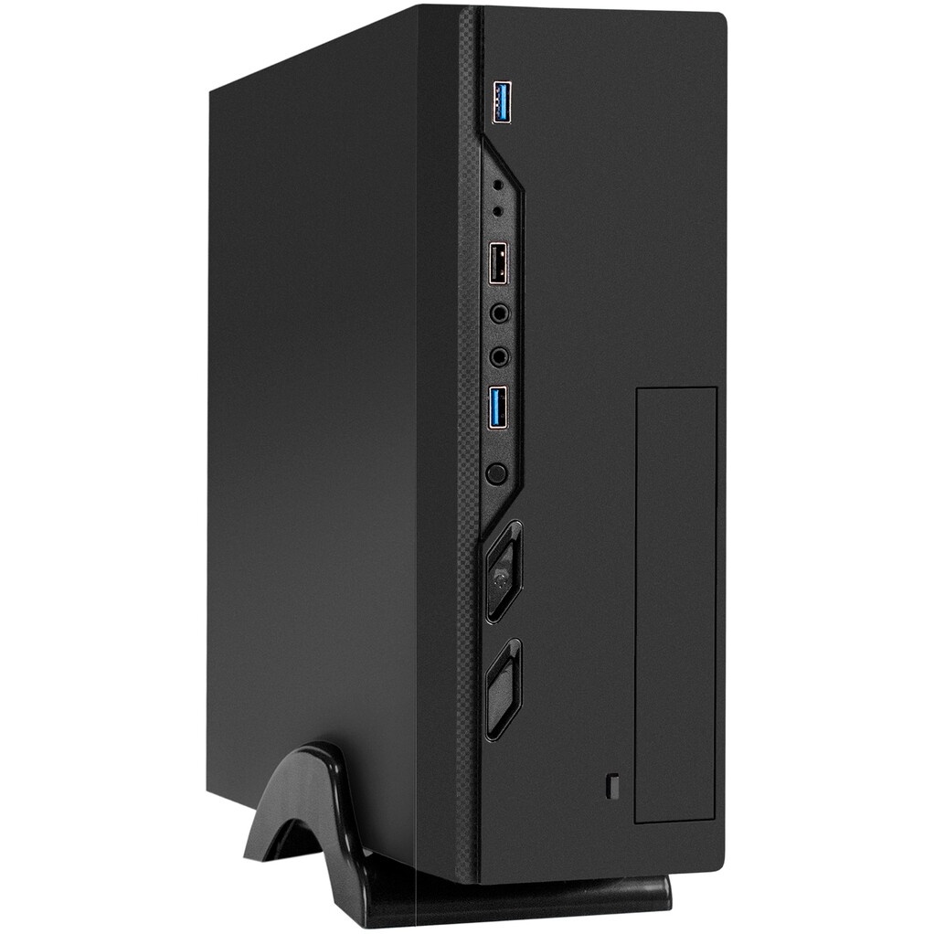 Компьютерный корпус Desktop ExeGate MI-208U2-M350 (mini-ITX/mATX, БП M350 с вент. 8см, 1*USB+2*USB3.