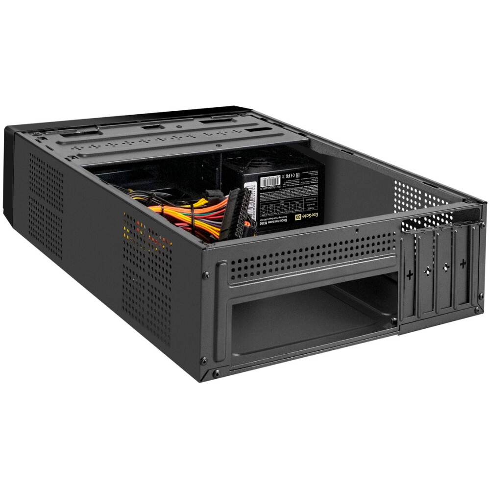 Компьютерный корпус Desktop ExeGate MI-208U2-M350 (mini-ITX/mATX, БП M350 с вент. 8см, 1*USB+2*USB3.