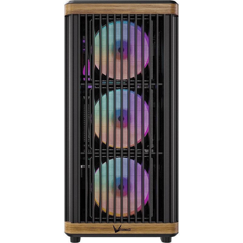 Компьютерный корпус Aerocool / Formula Mana Geometry черный без БП ATX 3x120mm 1xUSB3.0 1xUSB3.1 aud