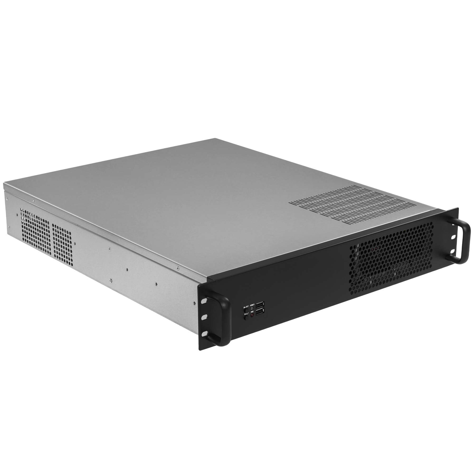 Серверный корпус ExeGate EX293344RUS Pro 2U550-08 RM 19", высота 2U, глубина 550, БП 1200ADS, 2*USB
