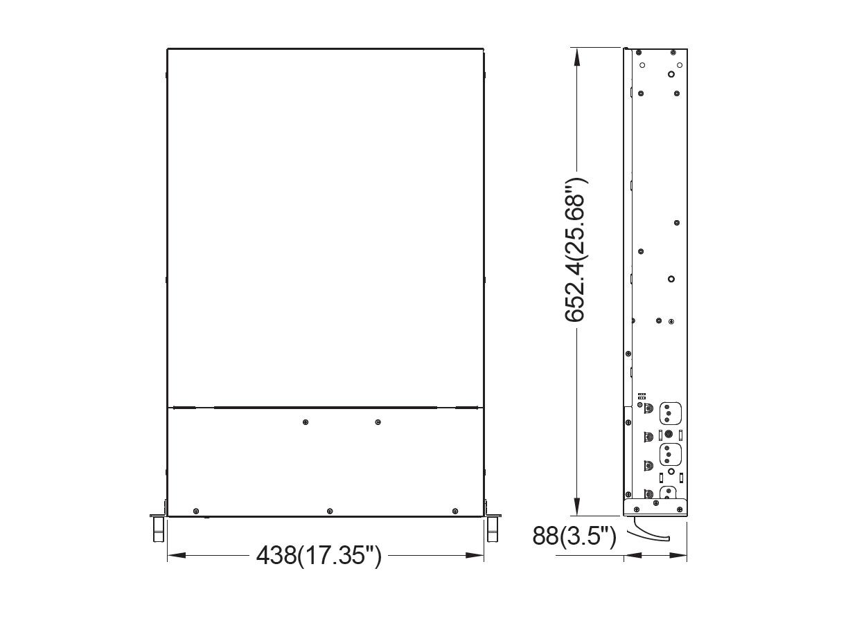 Серверный корпус 2U rackmount, EATX, ATX, Micro-ATX and Mini-ITX mb, 8*3.5" HS SAS/SATA, 12G BP, w/